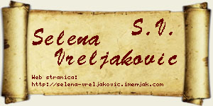 Selena Vreljaković vizit kartica